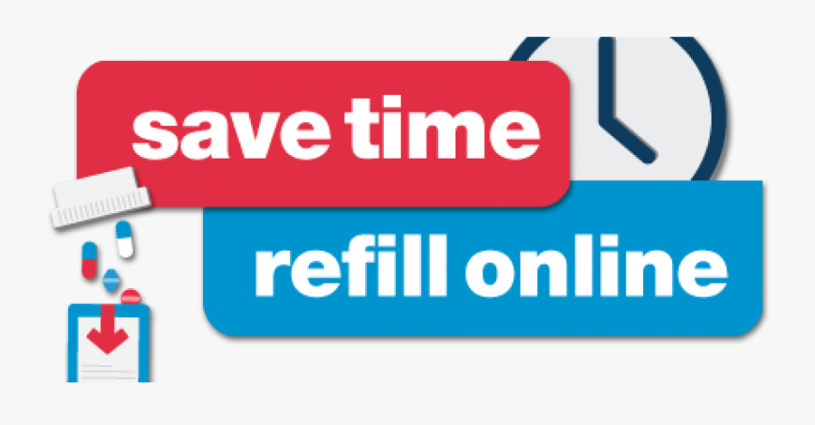 Pharmacy Clipart Refill Free - Refill Prescription, Transparent Clipart