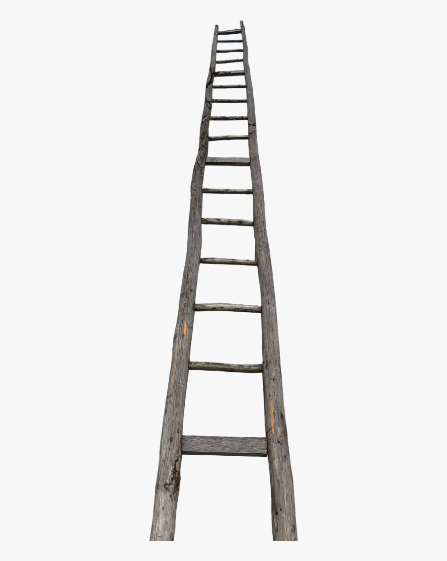 Head Wooden Ladder Ladder - Leiter Png, Transparent Clipart