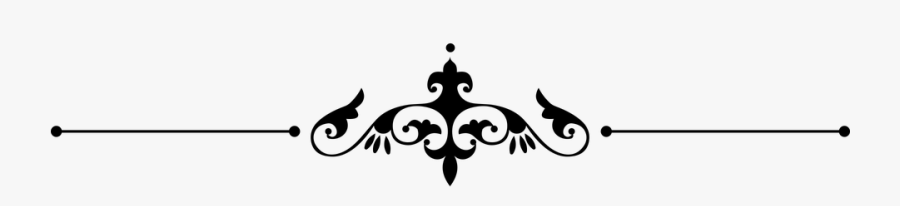 Vintage, Flourish, Divider, Ornament, Decorative - Illustration, Transparent Clipart