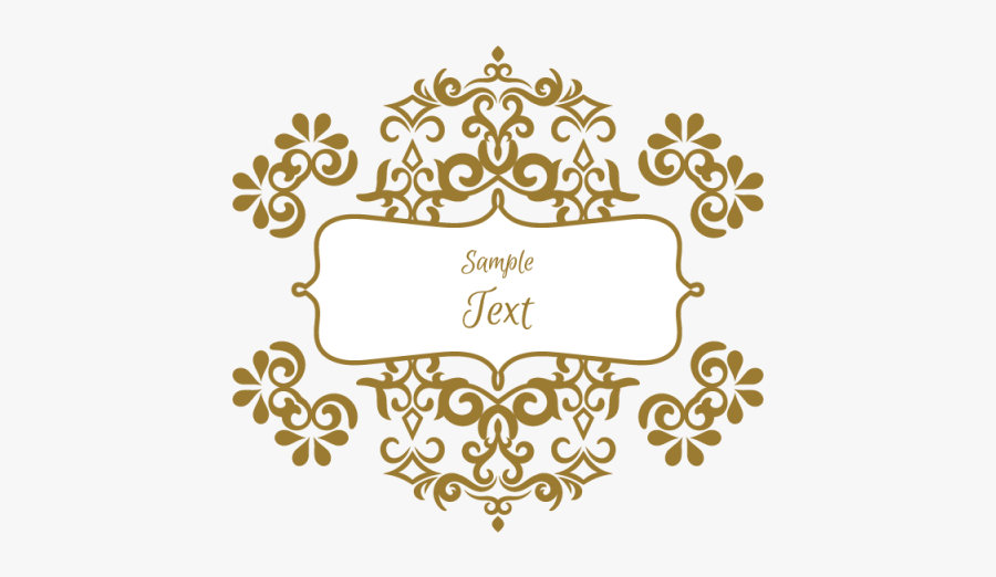 Water Vector Ornament - Moldura Para Escrita, Transparent Clipart