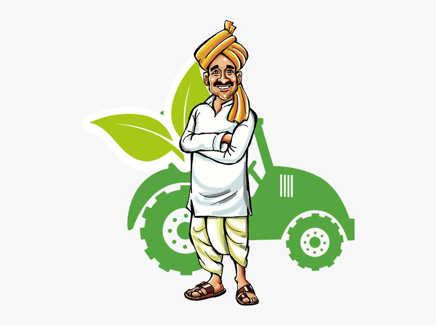 Img - Indian Farmer Cartoon Png, Transparent Clipart