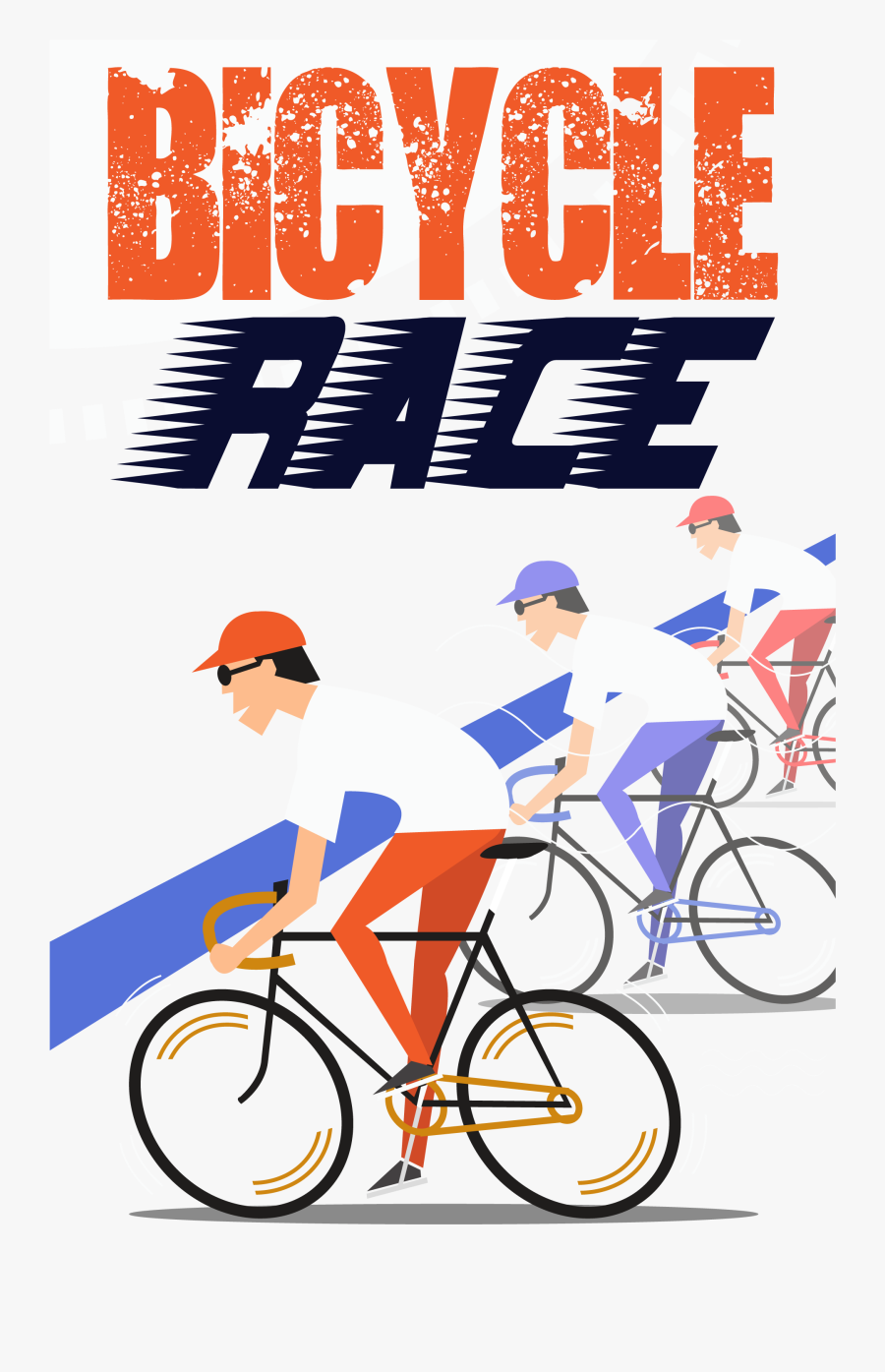 Clipart Bicycle Cycling Sport - Bicycle Race Png, Transparent Clipart