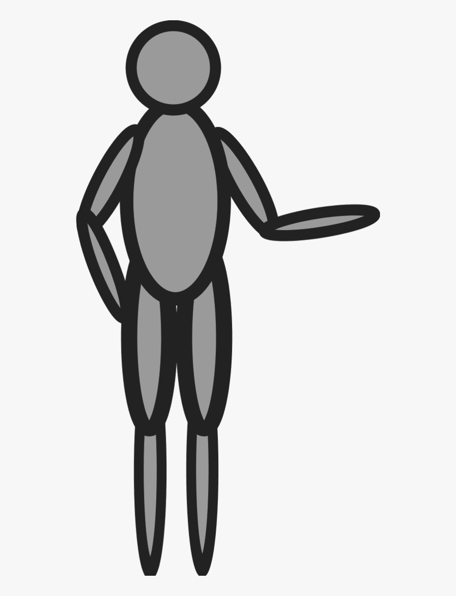 People Near A Blackboard - Clip Art Person, Transparent Clipart