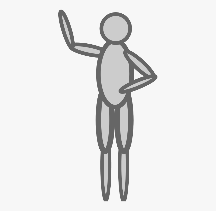 People Near A Blackboard - Person Clip Art, Transparent Clipart