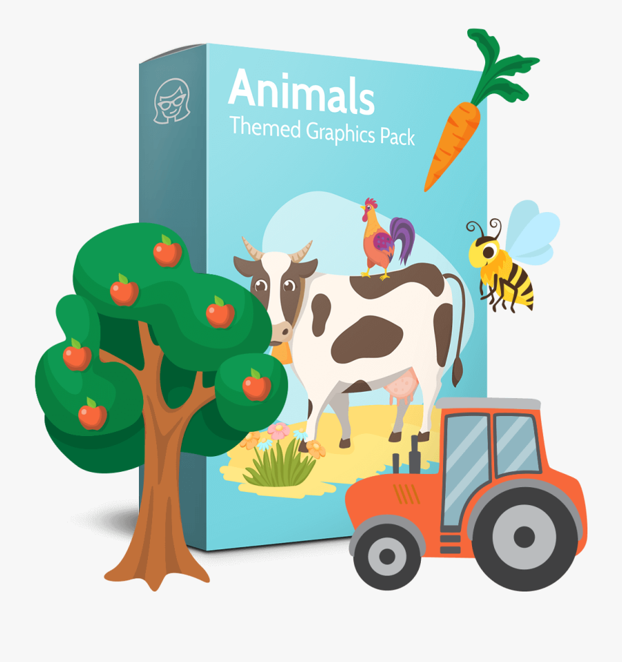 Cow Vector Farm Animal - Cartoon, Transparent Clipart