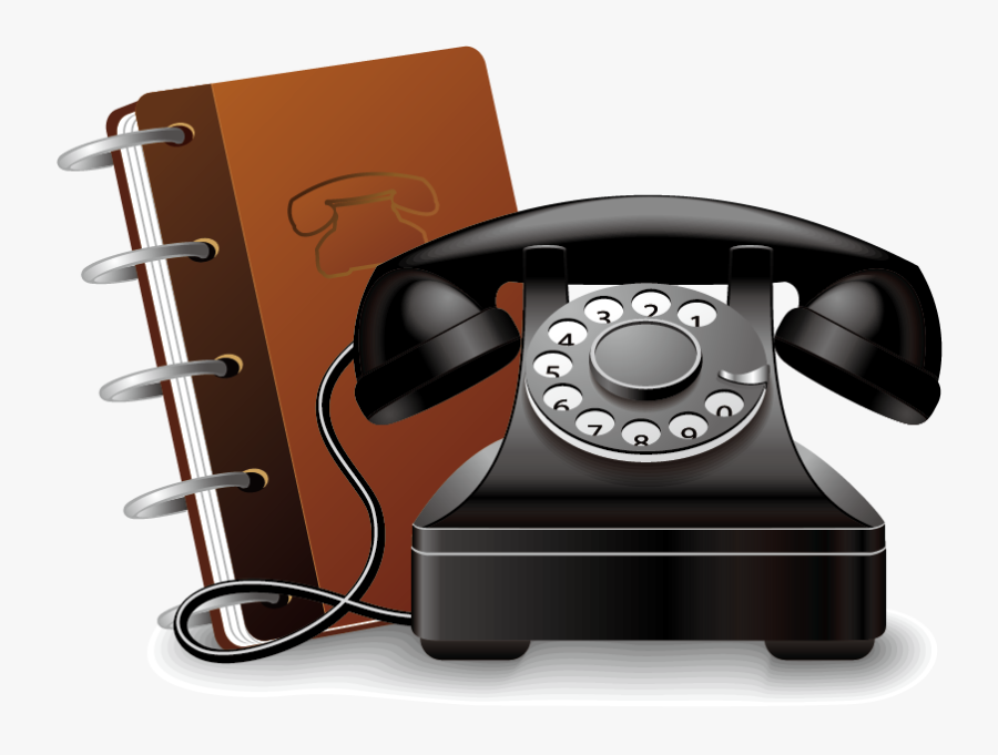 Cellphone Clipart Telephone Directory - Address Book Old Telephone, Transparent Clipart