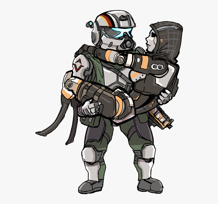 Transparent Female Pilot Clipart - Titanfall 2 Fan Art, Transparent Clipart