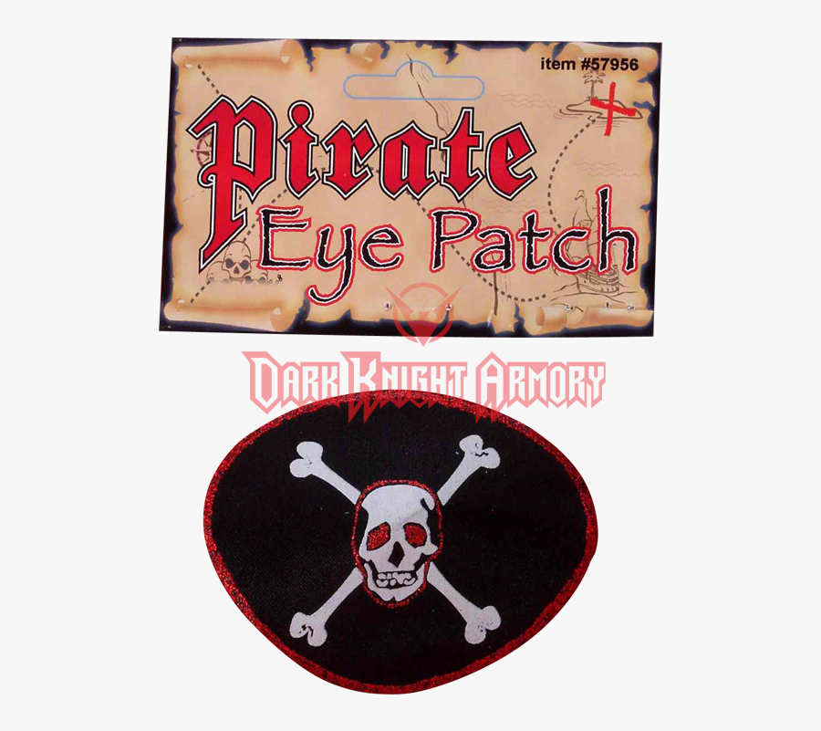 Pirate Eye Patch Png - Skull, Transparent Clipart