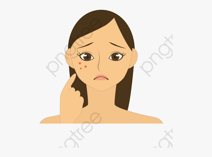 Cartoon Facial Blisters Commercial - Cartoon, Transparent Clipart