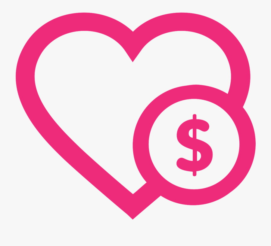 Transparent Moneypng - Donategive Money - Donation - Heart, Transparent Clipart