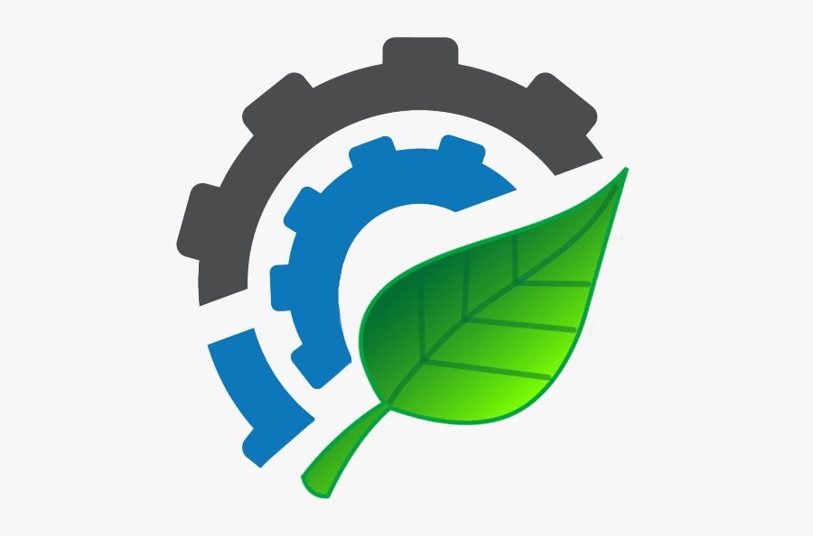 Machine Gear Logo, Transparent Clipart