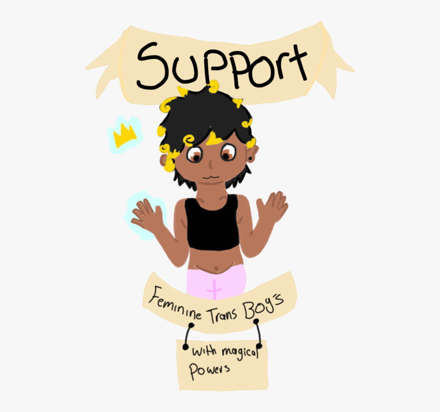 Dreams Clipart Femininity - Support Feminine Trans Boys, Transparent Clipart