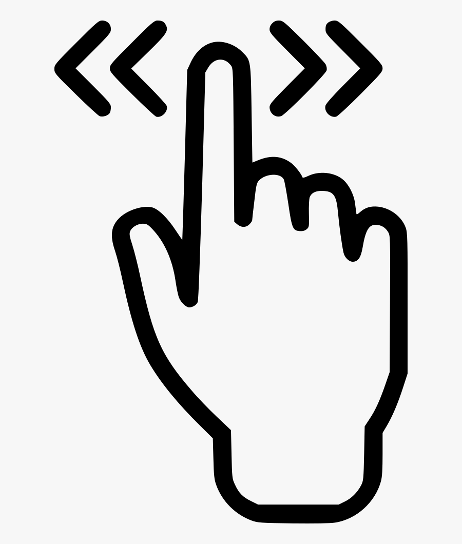 Pointing Clipart Finger Touch - Hand Icon Finger Png, Transparent Clipart