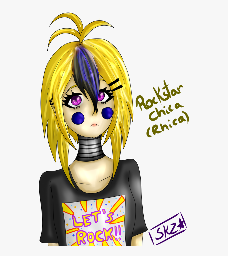 Transparent Ukulele Clipart - Rockstar Chica Human Deviantart, Transparent Clipart