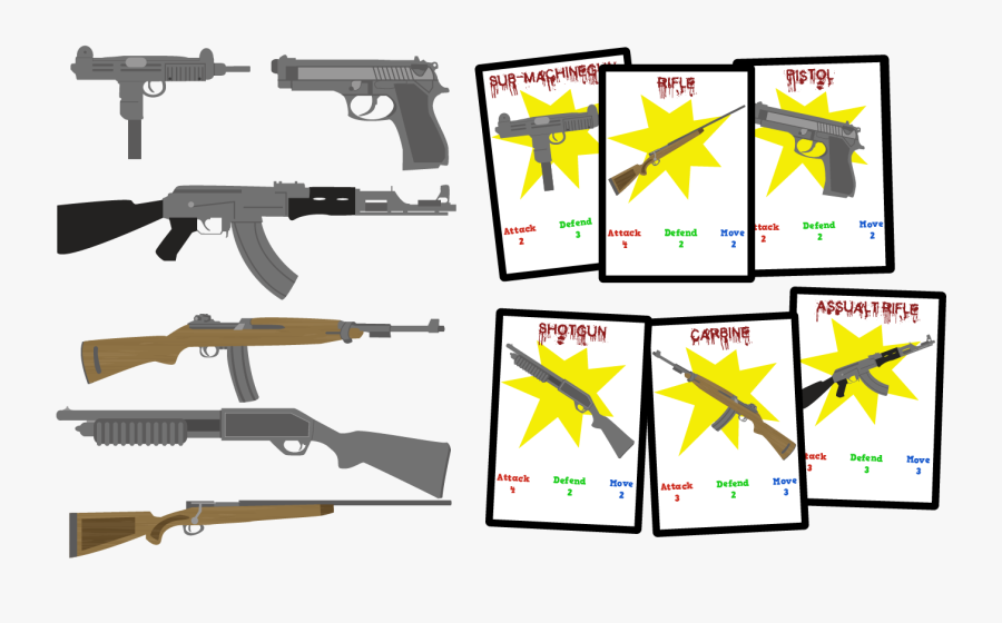 Vector Illustration Firearms - Firearm, Transparent Clipart