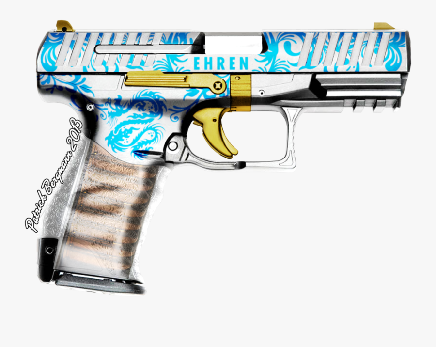 Ppq Mm Platnum Honor - Firearm, Transparent Clipart