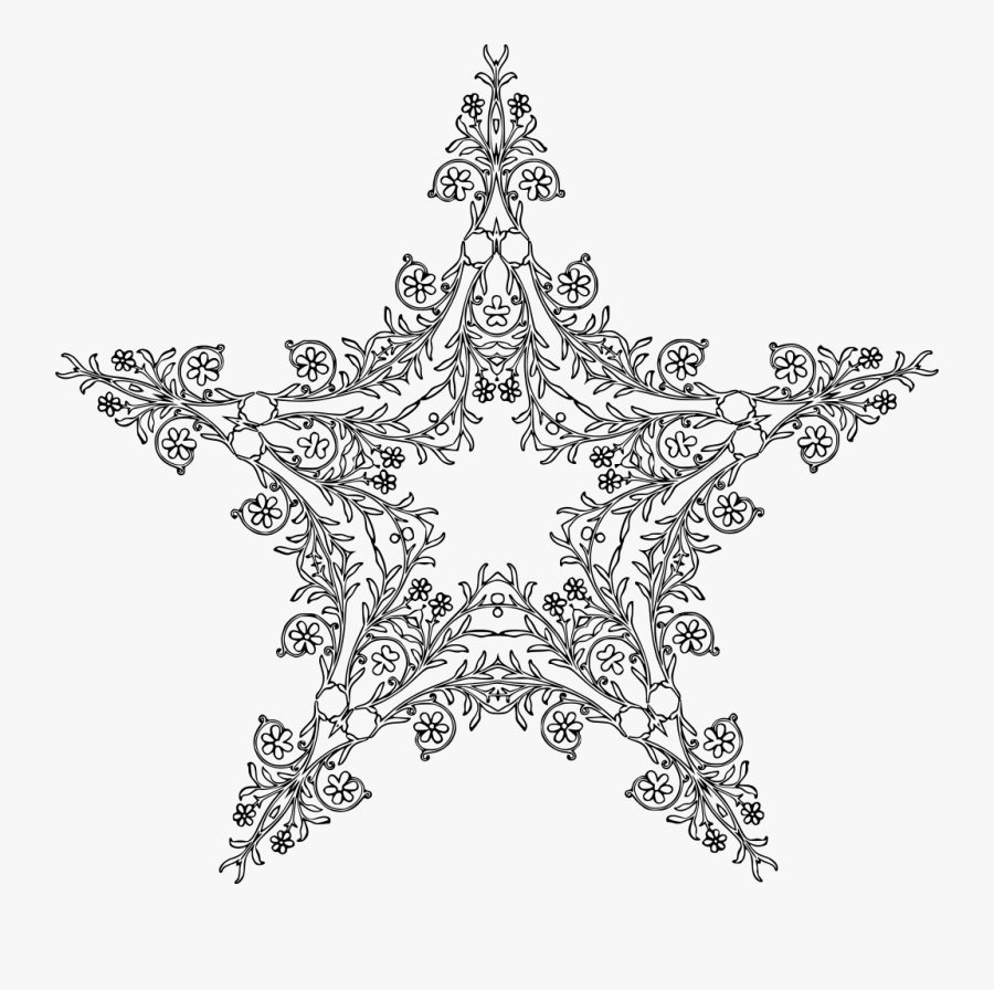 Black Mandala Transparent Background, Transparent Clipart