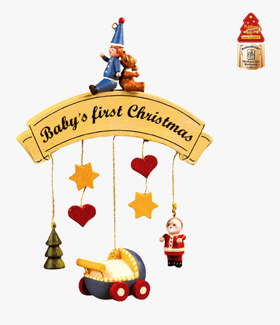 Baby"s First Christmas - Baby's First Christmas Clipart, Transparent Clipart