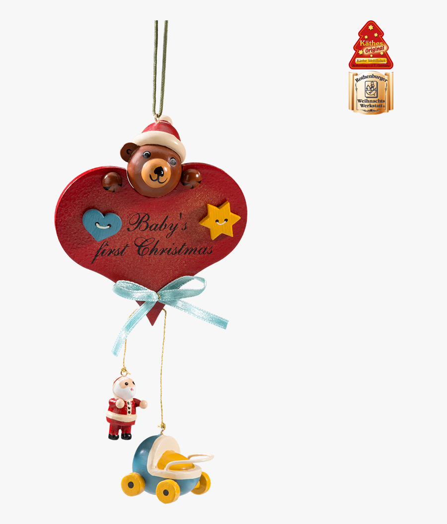 My First Christmas - My First Christmas Käthe Wohlfahrt, Transparent Clipart