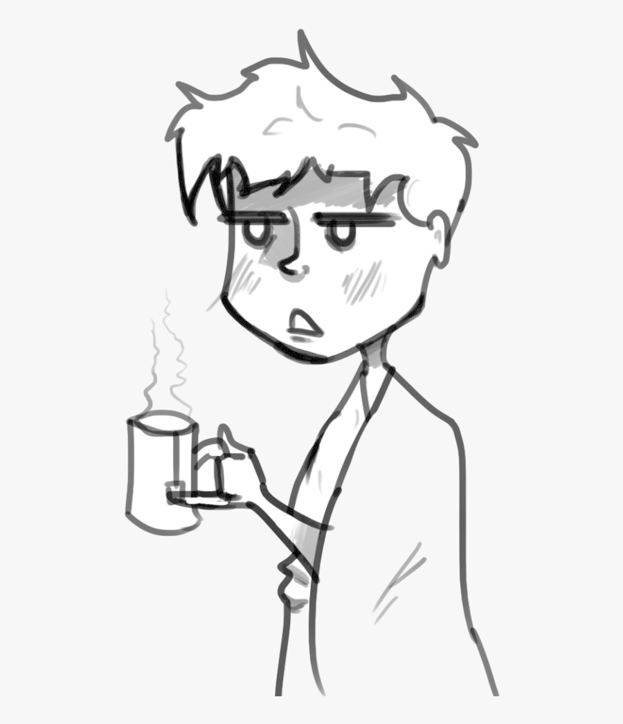 Sick Person Images Cartoon Transparent Png - Drawing Of Sick Person, Transparent Clipart