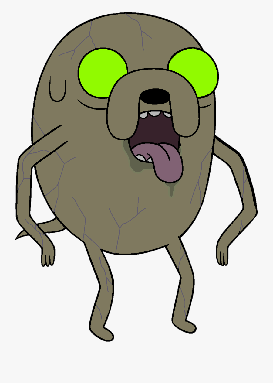 Adventure Time With Finn And Jake Wiki - Zombie Jake The Dog, Transparent Clipart
