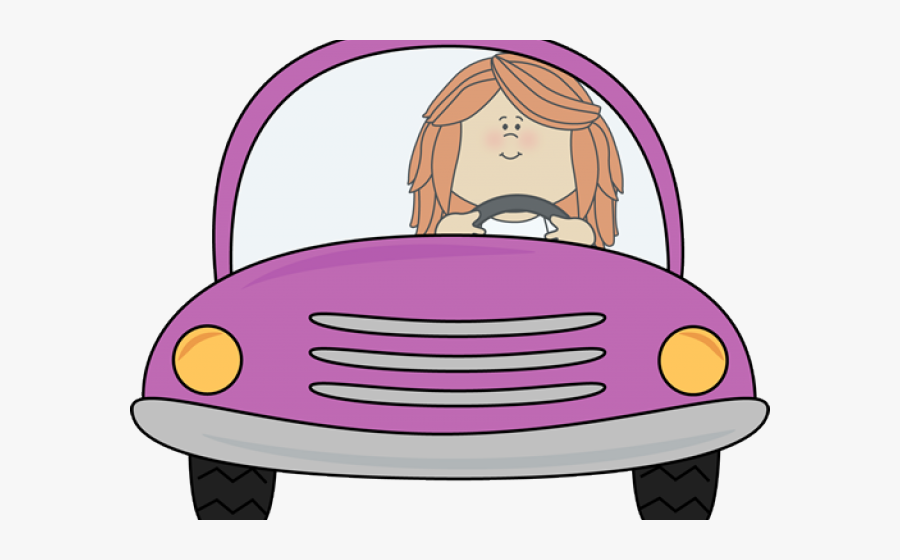 Driving Clipart Parking Spot - Transportation Action Cards, Transparent Clipart