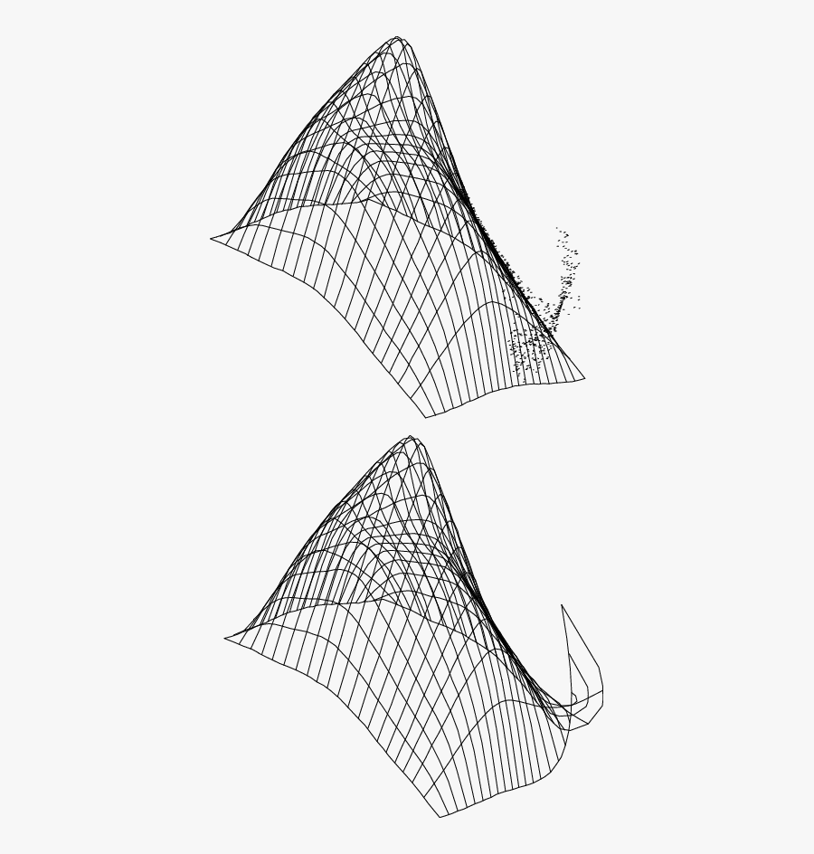 Opposite View Of The Same Surfaces As In Fig - Line Art, Transparent Clipart