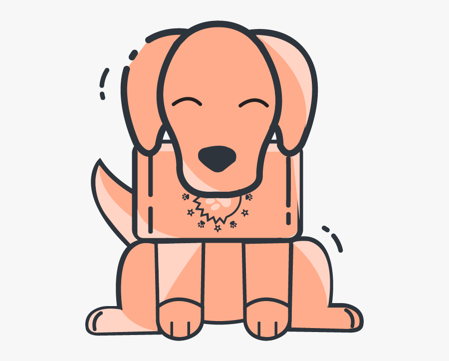 A Dog With A Pet Passport In Their Mouth - Cartoon Dog With Stethoscope Png, Transparent Clipart