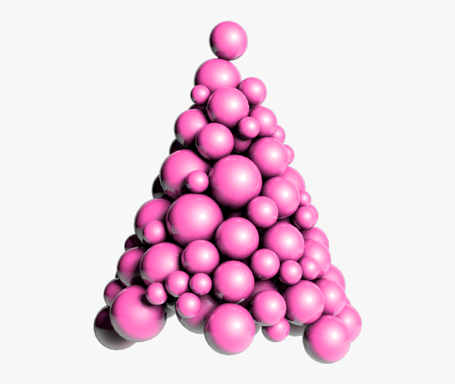 Free Christmas Tree Renders - Free Pink Christmas Image Png, Transparent Clipart