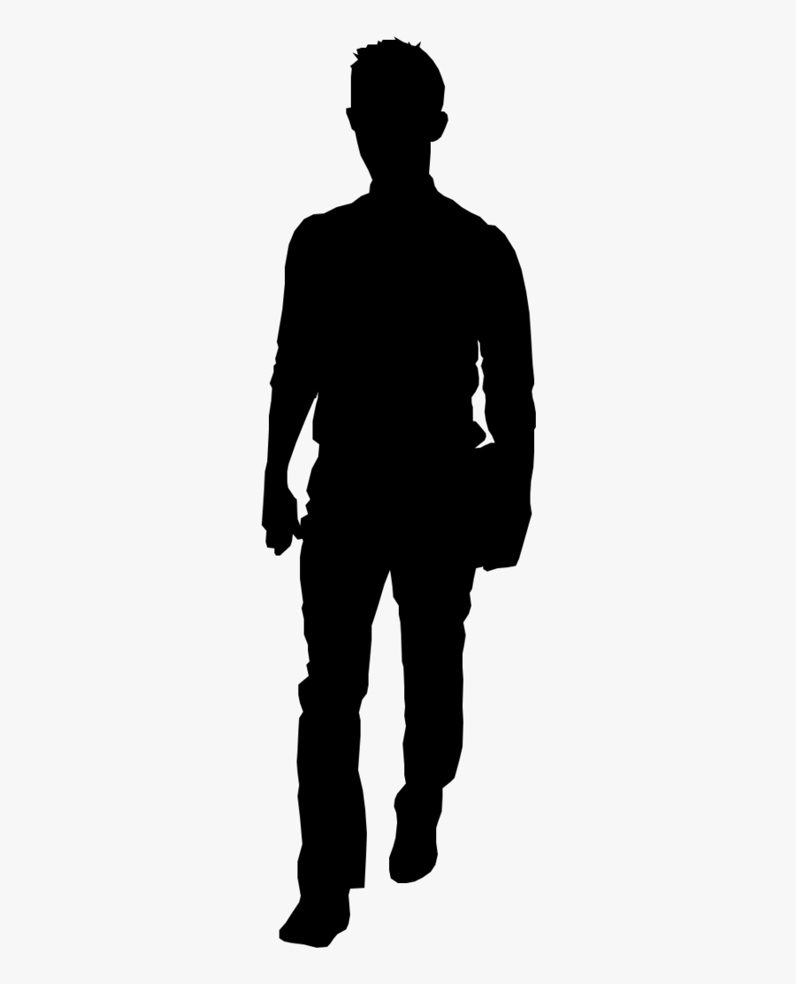 Man Shadow Png - Silhouette Person Cut Out, Transparent Clipart