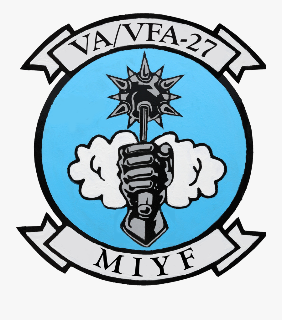 Miyf - Naval Strike Aircraft Test Squadron Emblem, Transparent Clipart