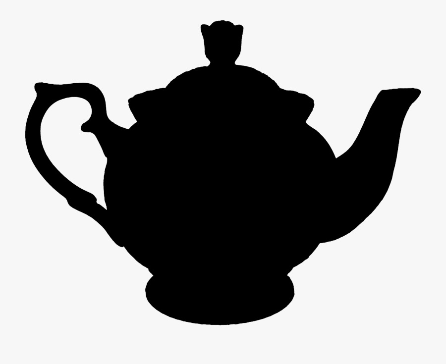 Clip Art Teapot Openclipart Teacup - Silhouette Teapot Clipart, Transparent Clipart
