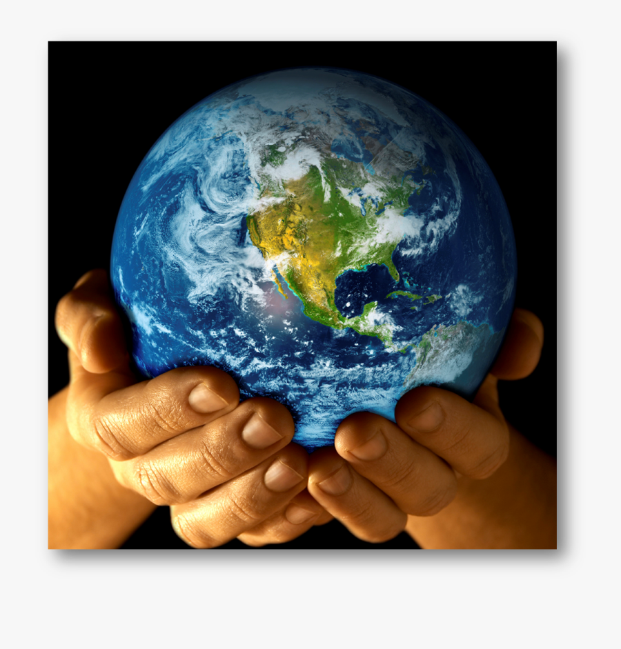 Clip Art Hand Holding Globe - Holding Earth In Hands, Transparent Clipart