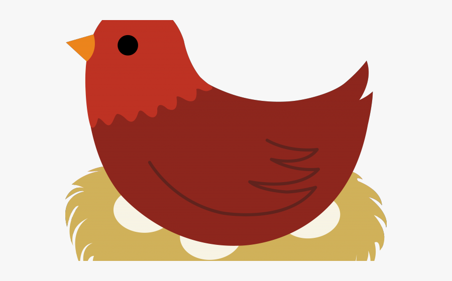 Nest Clipart Mama Bird - Hen And Egg Clipart, Transparent Clipart