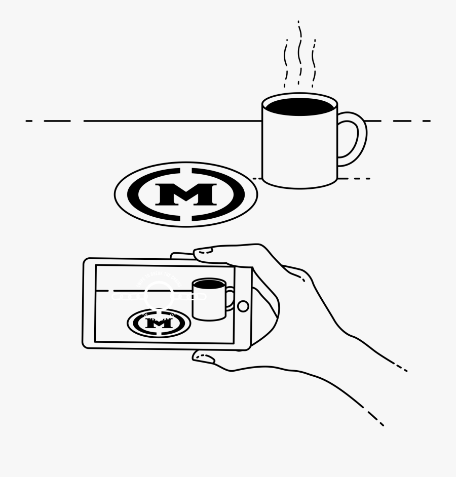 Bulletproof Coffee Clipart - Sketch, Transparent Clipart