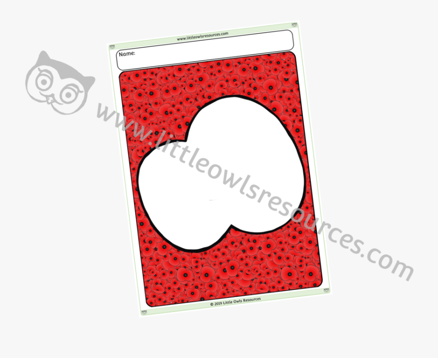 Poppy Outline On Poppiescover - Illustration, Transparent Clipart