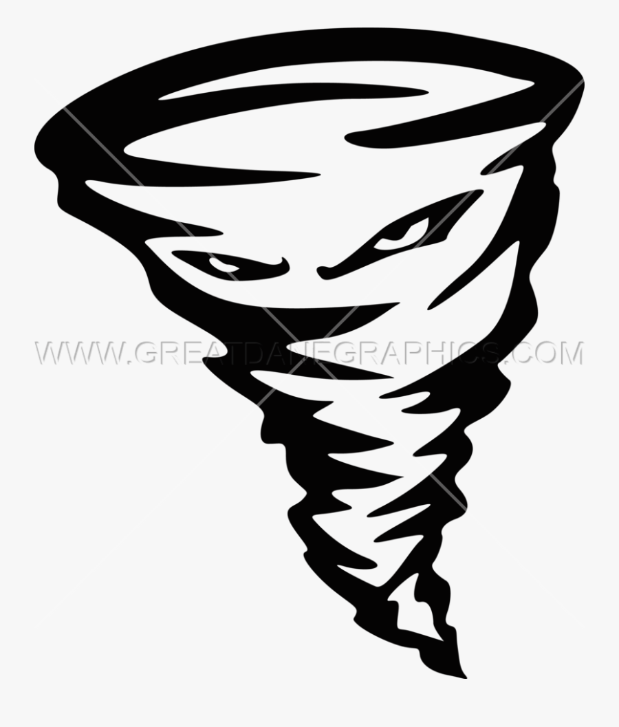 Transparent Pray Clipart Black And White - Easy Drawings Of A Tornado, Transparent Clipart