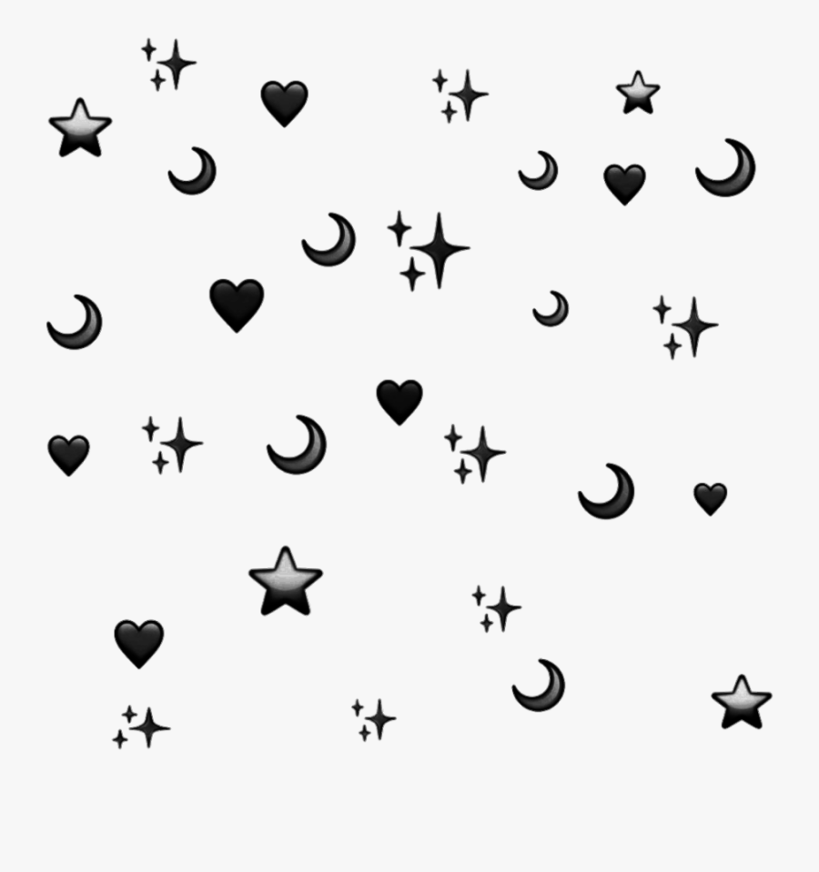 Black Emoji Background For Pictures - Emoji Background Picsart Black, Transparent Clipart