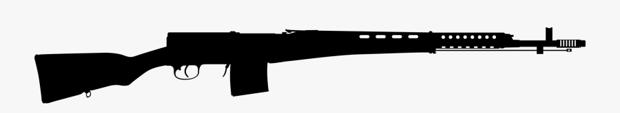Rifle Silhouette Transparent Background, Transparent Clipart
