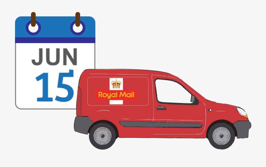Transparent Delivery Van Clipart Png - Royal Mail Van Transparent, Transparent Clipart