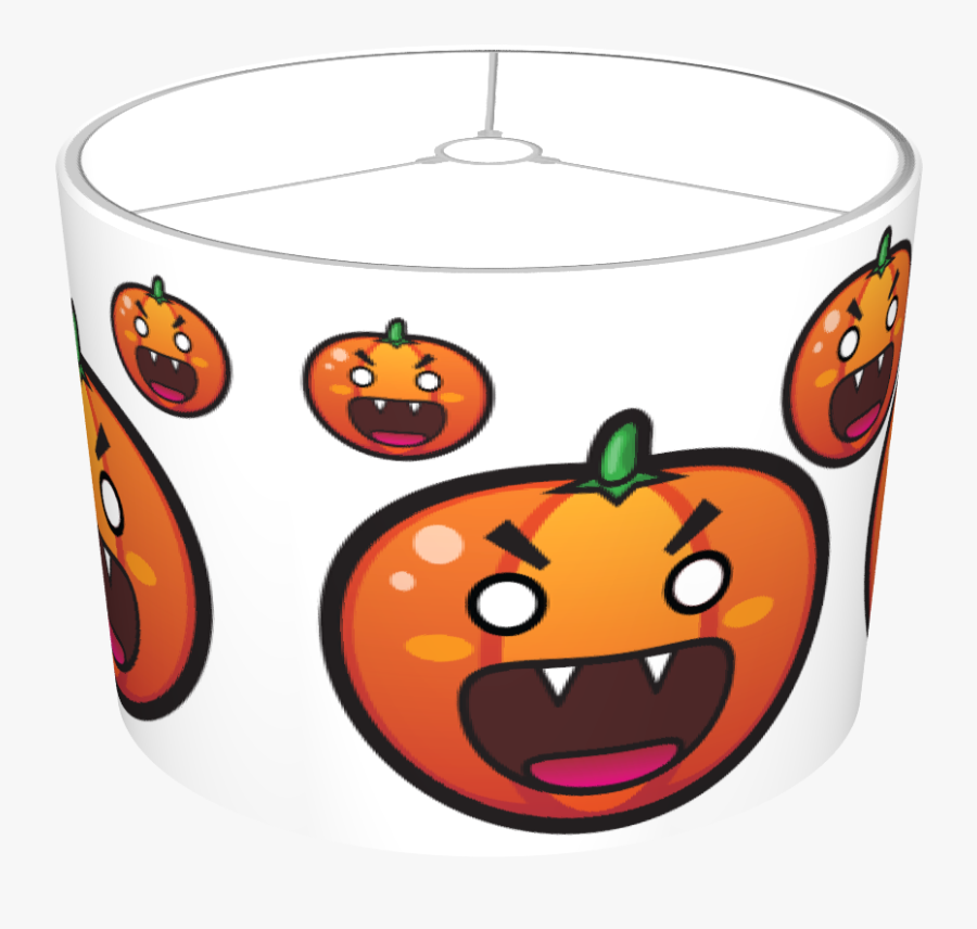 Evil Pumpkin Lampshade - Cartoon, Transparent Clipart