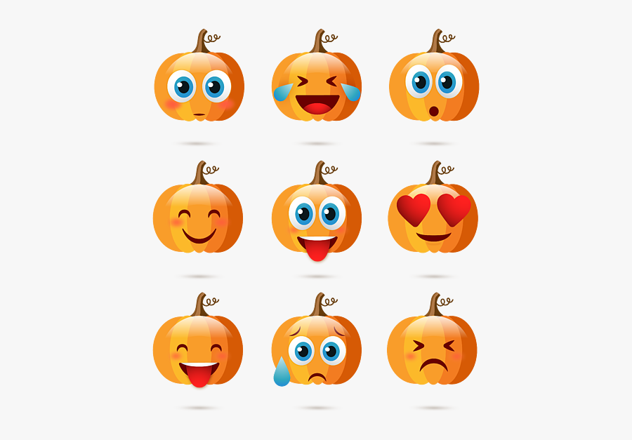 Cute Halloween Pumpkin Drawing, Transparent Clipart