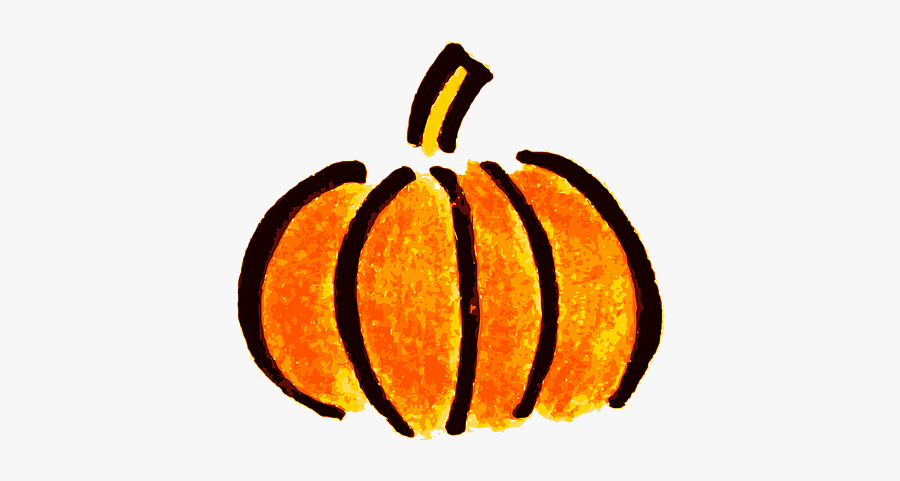 Transparent Background Large Pumpkin Clip Art, Transparent Clipart