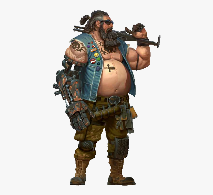 #man #male #fat #postapocalyptic #clipart #png #character - Sniper, Transparent Clipart