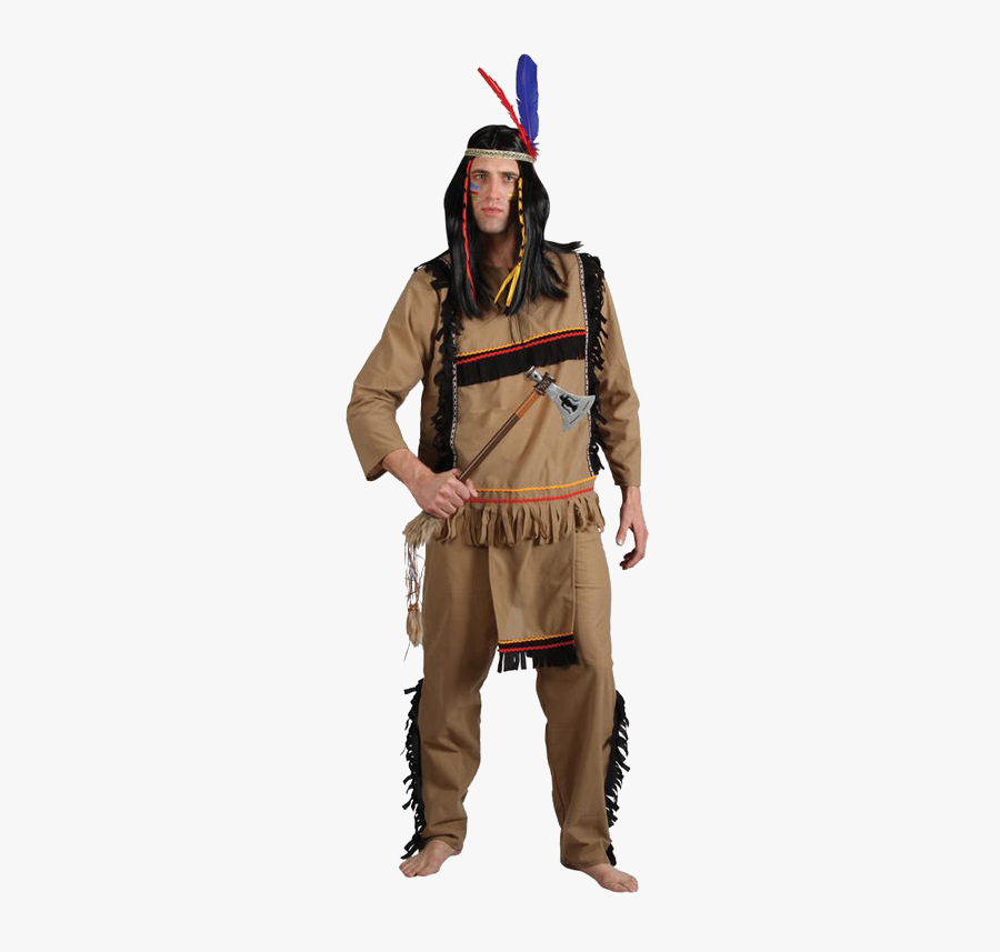 American Indian Png - Red Indian Mens Costume, Transparent Clipart