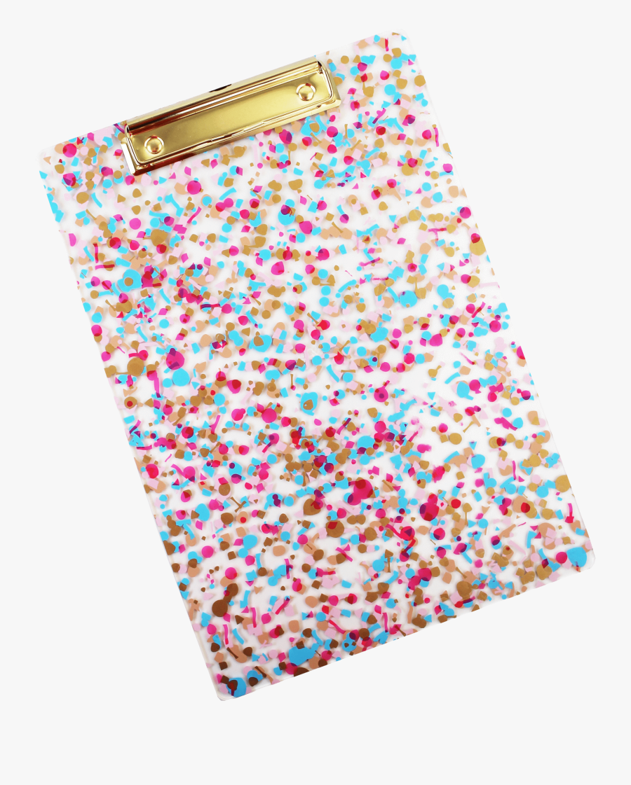 Packed Party Confetti Clipboard Office Packed Party Confetti Clipboard , Free Transparent