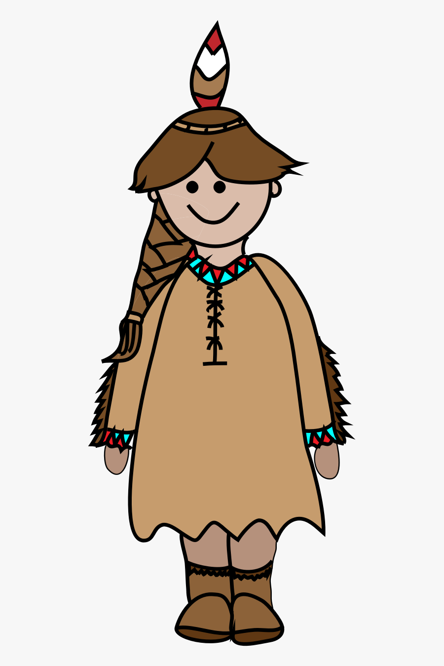 Chief Drawing Indian Baby - Clip Art, Transparent Clipart