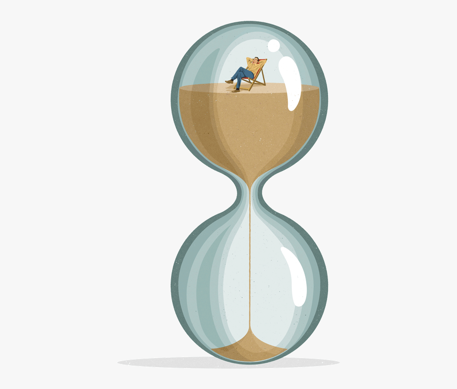 Hourglass Illustration - Illustration, Transparent Clipart