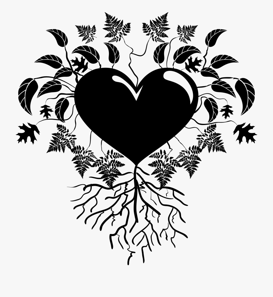 Heart Clipart Plant - Seed Heart Clip Art, Transparent Clipart