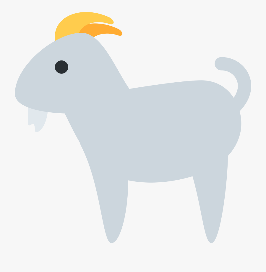 Goat Emoji , Transparent Cartoons - Twitter Goat Emoji, Transparent Clipart